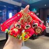 Cute Creative Gluttonous Strawberry Bear Keychain Pendant Car Key Chain Exquisite Bag Pendant Small Gift
