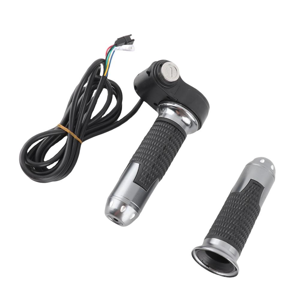 1 Pair 12V‑99V Throttle Grips     Throttle Accelerator Grip Handlebar with Keys for Electric Bike Scooter