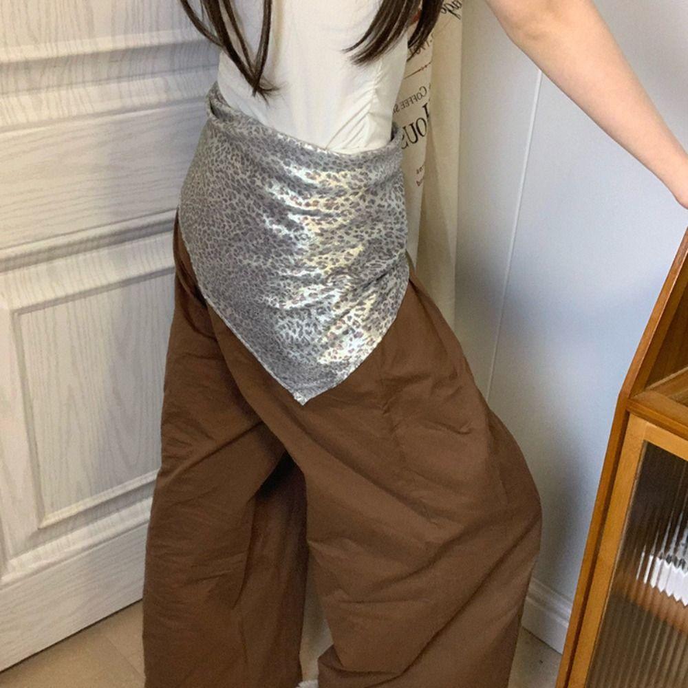 Spicy Girls Triangle Scarf Printed Punk Bandana Retro Hair Scarf  Beach