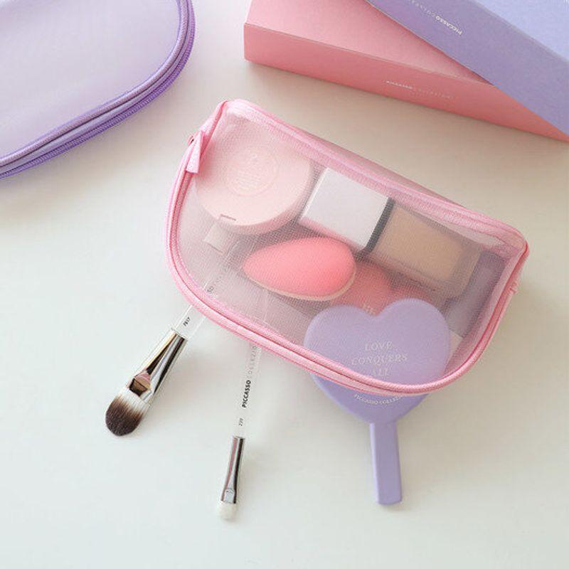 PICCASSO COLLEZIONI Daily Mesh Pouch Pink