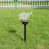 Acrylic Plug-in Solar Light - Auto Charge Simulated Exterior Light for Garden