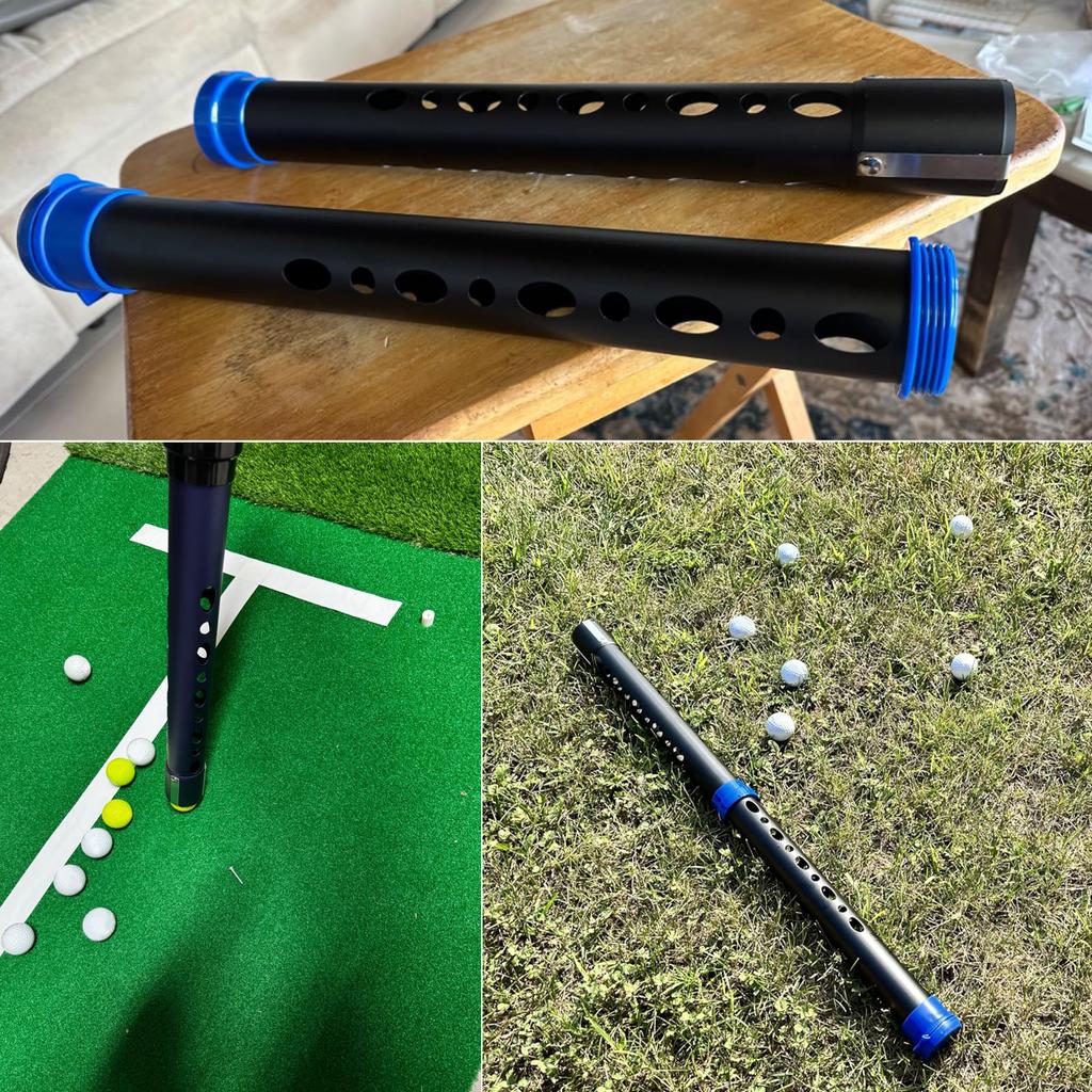 Golfs Ball Retriever Aluminum Alloy Picker Upper Tube Golfs Ball Shagger Grabber Golfs Ball Collector Pickup Tool