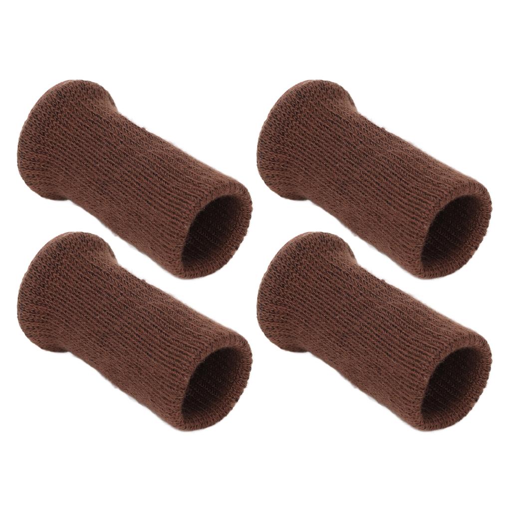 4Pcs Furniture Leg Socks Covers Mute Non Slip Wear Resistant Knitted Chair Leg Floor Protectors