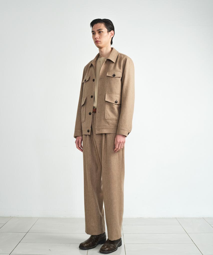 Bibeleude Classic Wool Trouser Brown