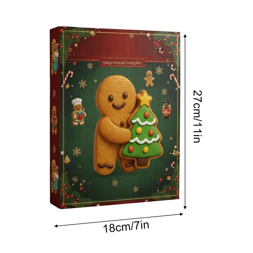 2025 Christmas Ornament 2D Acrylic Holiday Pendants 24 Days Advent Calendar Countdown Home Decor for Front Door Office Wall