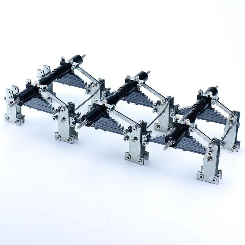 Stainless Steel 2/3 Axis Balance Suspension Kit Steel Plate Trailer for 1/14 Tamiya RC Dump Truck SCANIA 770S VOLVO FH16XL Car