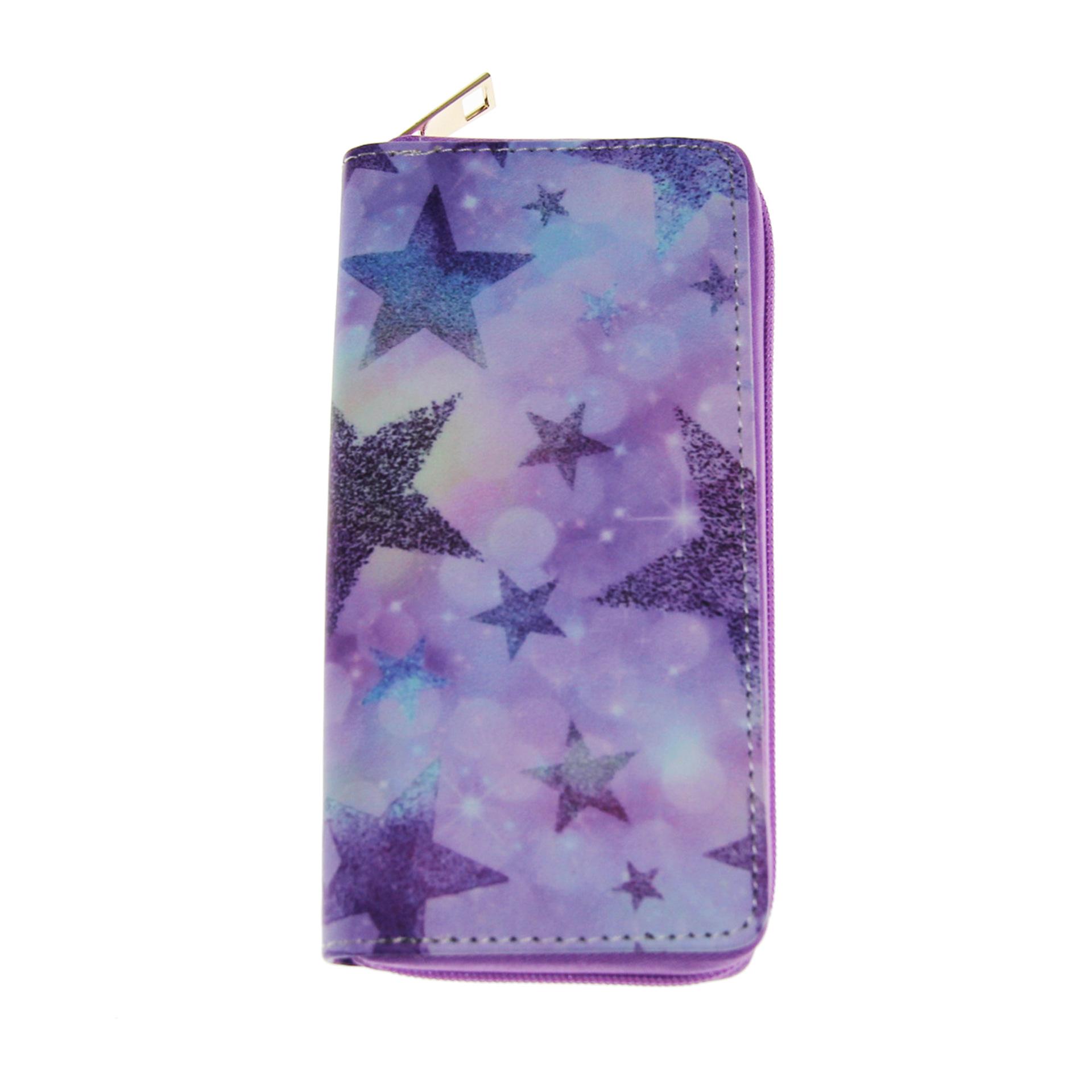 

New star cartoon long zipper wallet, wallet.