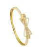 European and American Classic Luxury Stone Bow Colorful Zircon Bracelet Hand Jewelry