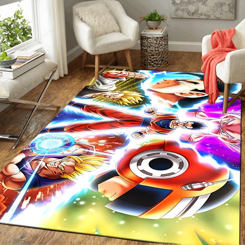 1Pc Dragon Ball Heroes Rug, Office Carpet Indoor Outdoor Doormat, Non-Slip, Comfortable, Living, Christmas Halloween, Xmas Gift S1101