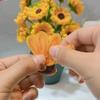 300pcs Nylon Iron Pipe Cleaners, Sunflower Bouquet Fluffy Stems, for DIY Craft Projects