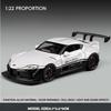 Simulation 1/22 Toyota Supra Alloy Classic Sports Car Model Diecast Children's Toy Vehicle Birthday Gift Collection Miniature Voiture