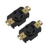 2Pcs 30R Locking Power Connector 480 Voltage 30Amp Strong Generator Port for Heavy Duty Generator Applications