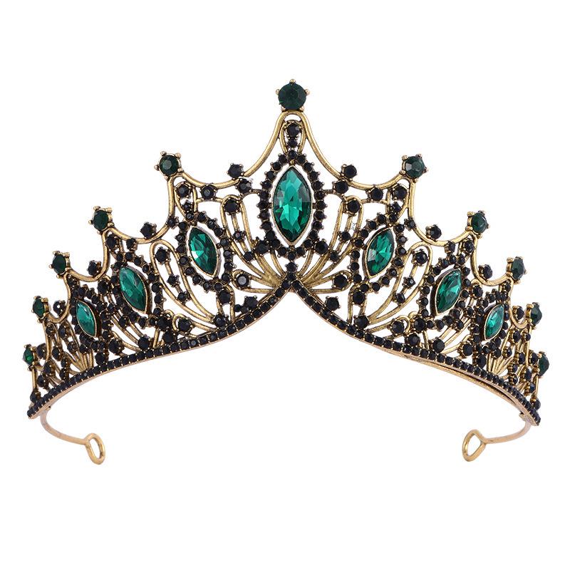 

Vintage Crystal Queen Crown: Perfect for Birthday Parties, Proms, Weddings, and Brides