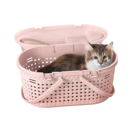 Iris Ohyama Mesh Pet Carrier MPC-450 Pink