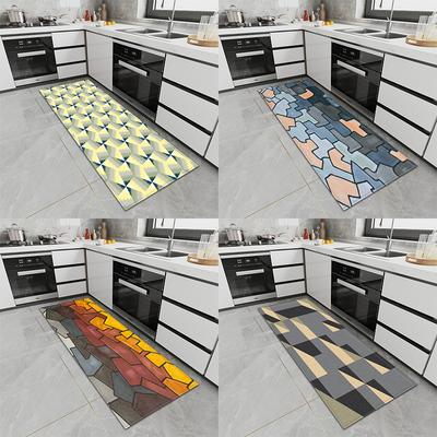 Kitchen Mat Porch Door Mat Bedroom Long Carpet Balcony Bathroom Non-slip Floor Living Room Carpet