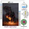 5D DIY Diamond Embroidery Animal Horse  Diamond Painting Mosaic Home Decoration