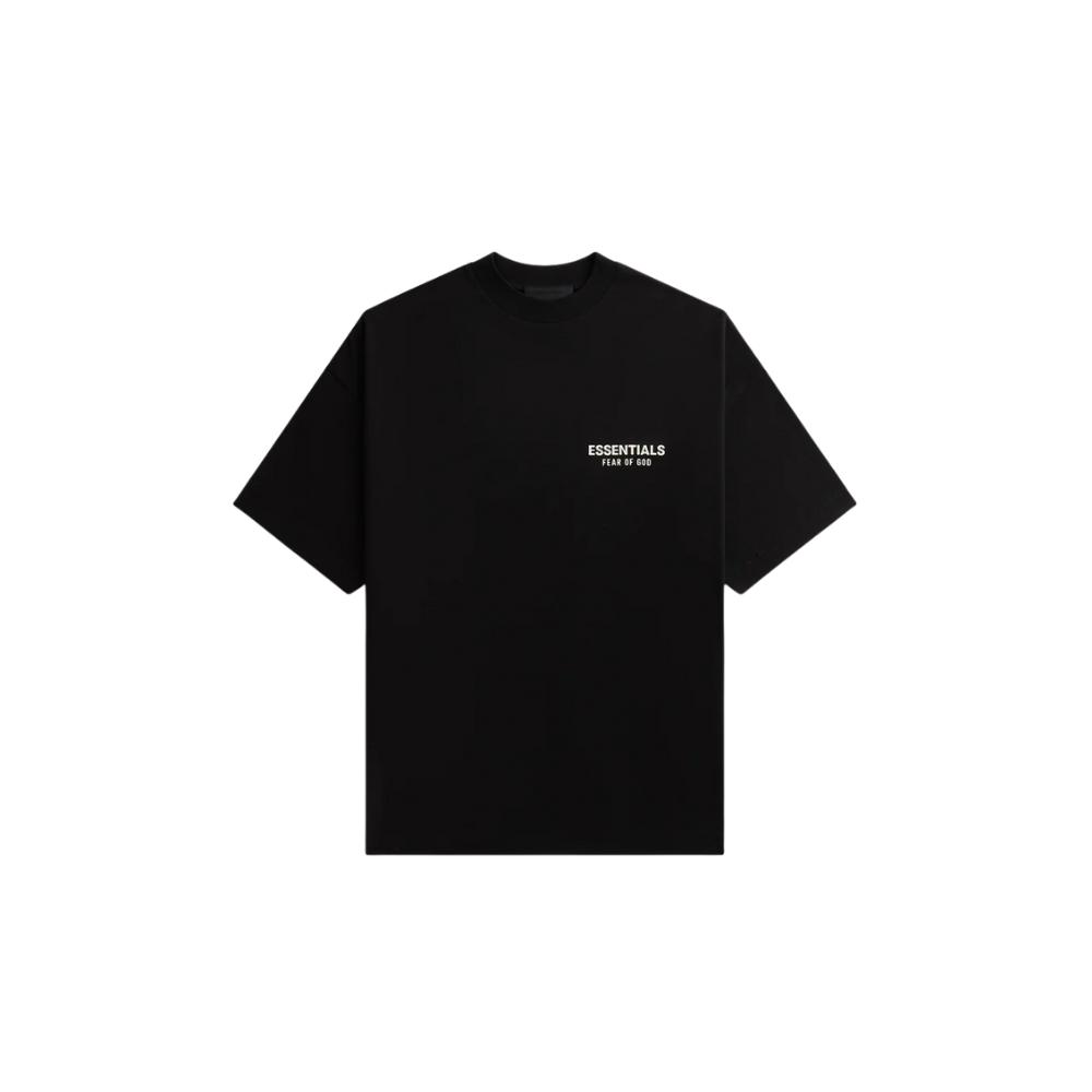 T-Shirt Fear of God Essentials Jersey Crewneck Black