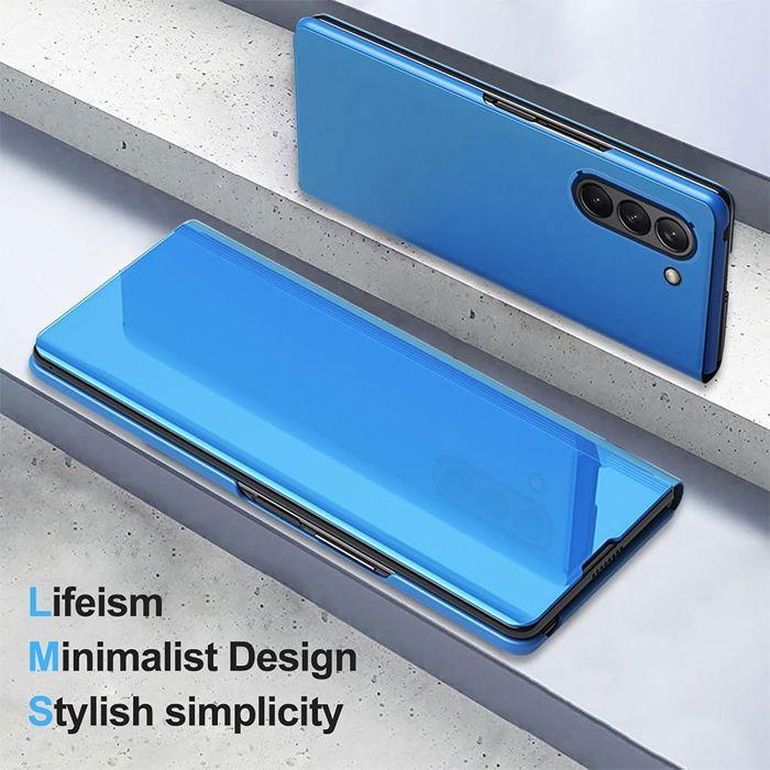 Coque de Protection - BOOLING - pour Samsung Galaxy Z Fold 7 - Anti-Rayures - Smart Case - Bleu