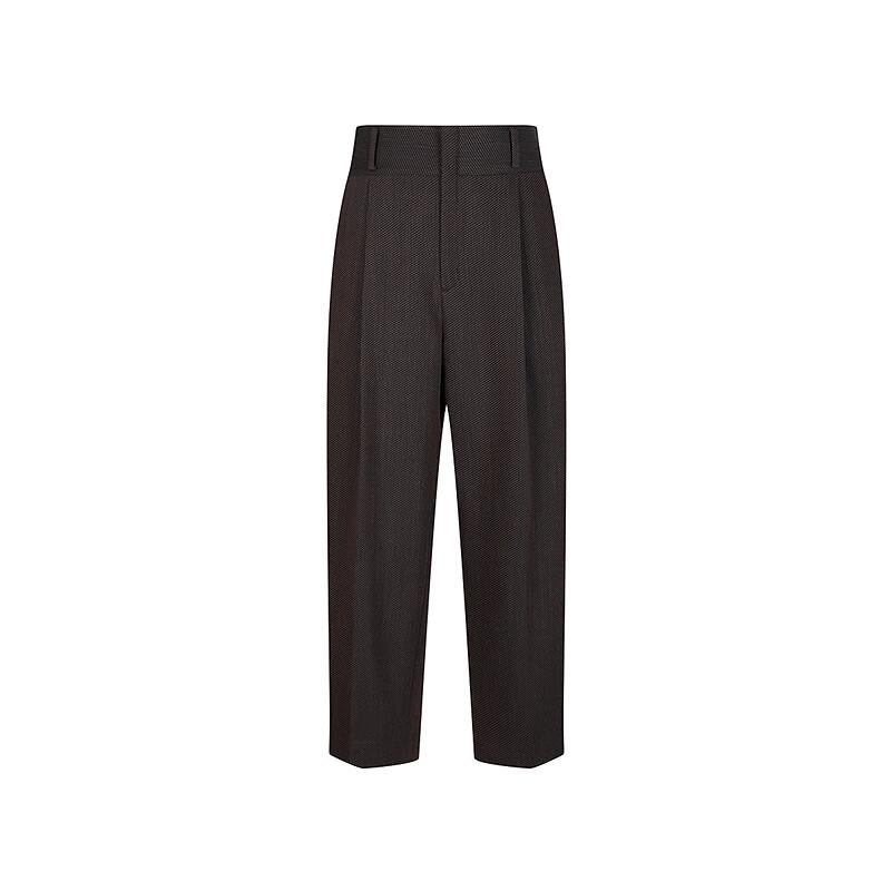 LESS Women's 2025 Spring Straight-Leg Cropped Casual Pants
