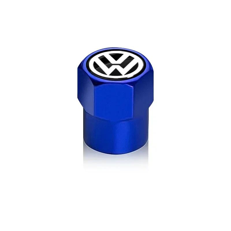 B6 VW For Volkswagen 4Pcs Car Valve Caps Wheel Tires Air Tyre Stem Protective Cover For Volkswagen Golf Jetta Tiguan Touran TSI