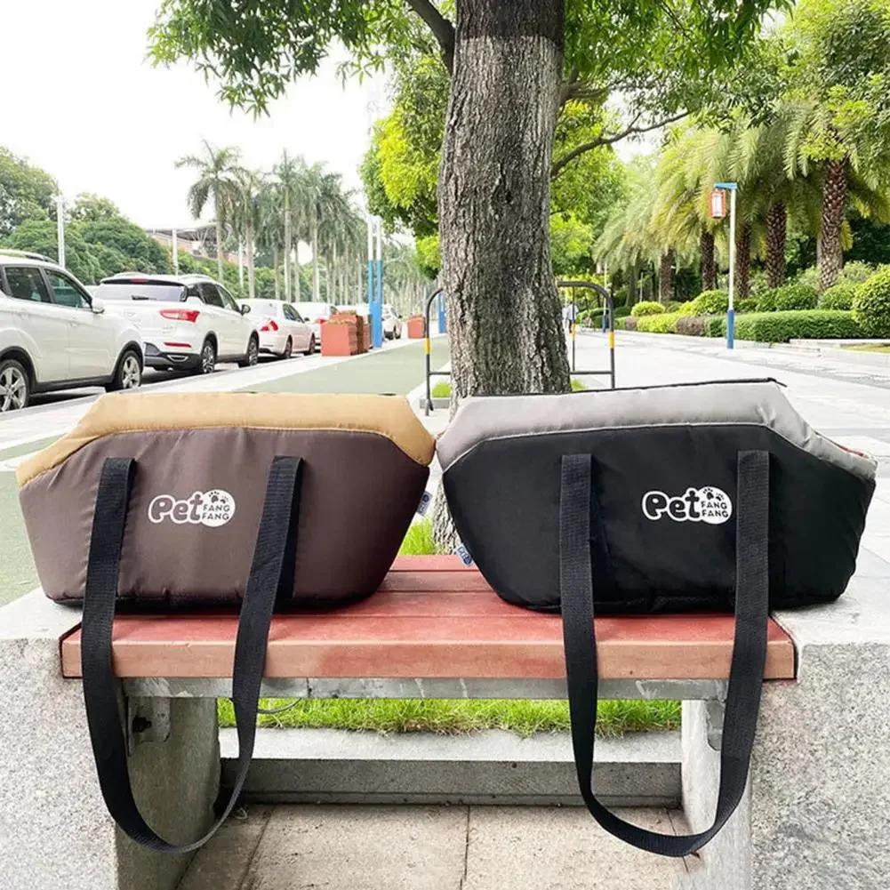 Portable Shoulder Handbag for Pet, Foldable Pet Bag, Dog Bag, Cat Bag, Oxford Cloth Outcrop, Breathable