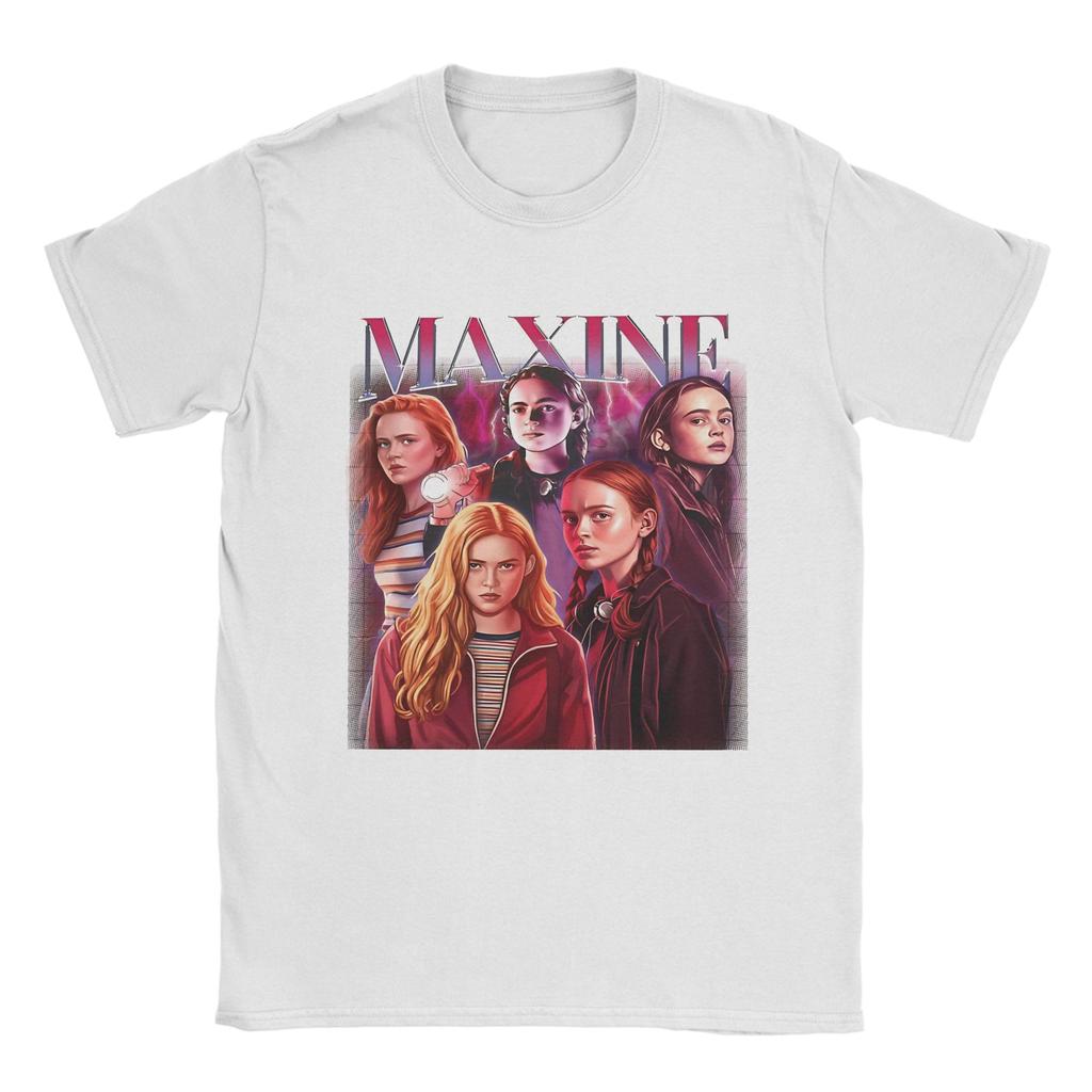 Streetwear T Shirt Summer Vintage Maxine Bootleg T Shirts Steve  Cotton Tshirt for Unisex Aesthetic Big Size Short Sleeve Clothes