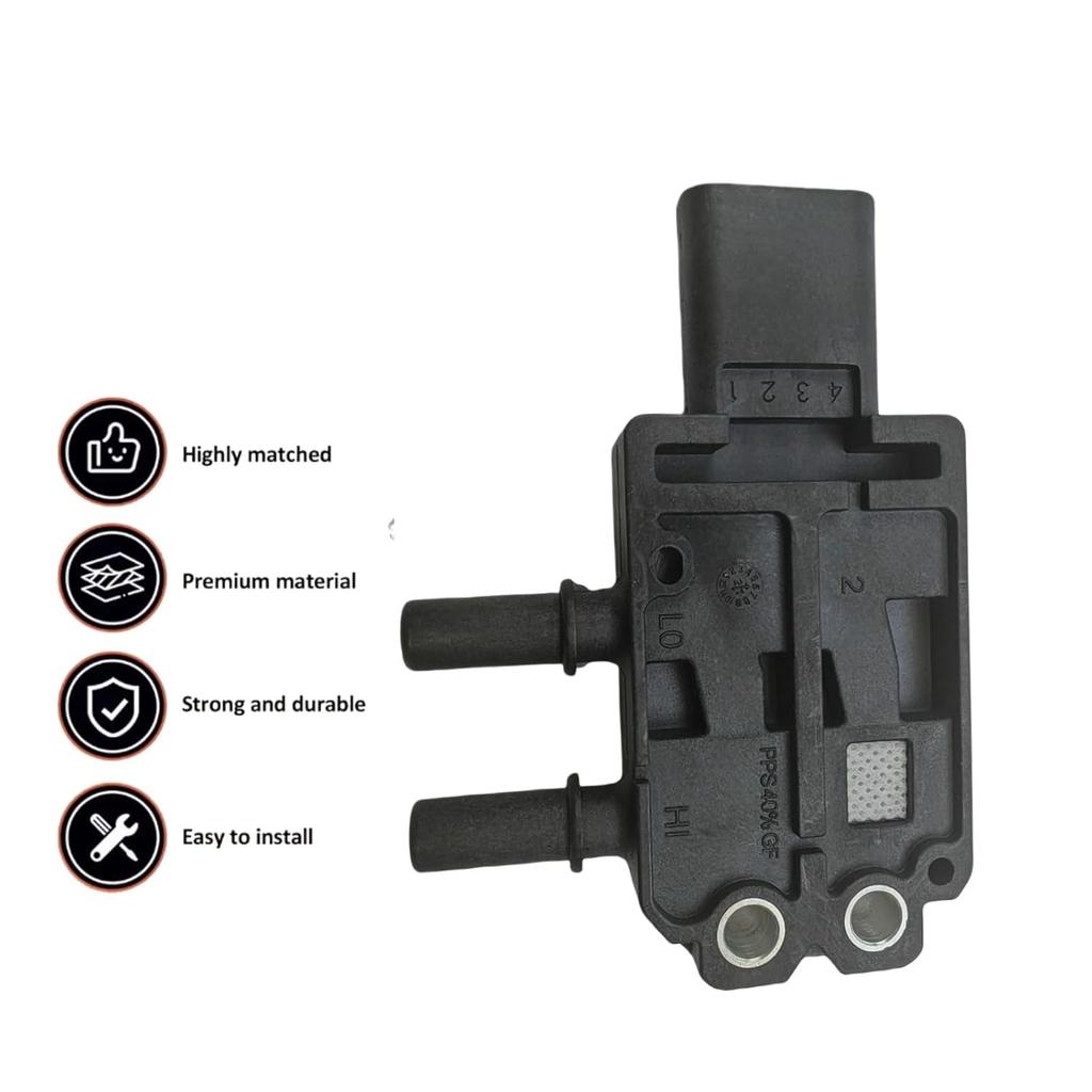 68085750AB 68085750AA Exhaust Gas Differential Pressure Sensor Diesel Particulate Filter (DPF) Pressure Sensors fits Cummins 6.7L 1500 2500 3500 4500