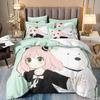 2/3pcs Cartoon S-Spy-S X Family duvet cover and pillowcase,bedding set for teenagers and adults, bedroom gift for boys girls