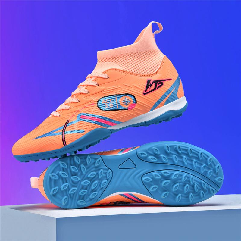 Stylish  Men's Soccer Boot Large Size 32-46 TF/FG Fast Soccer Sneakers Teenager Outdoor High Top Men Football Shoes Cleats