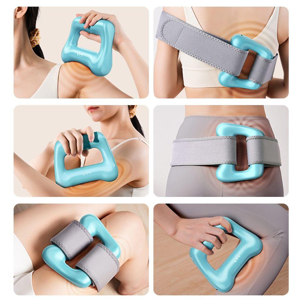 With Belt Electric Fascia Ring USB Charging Rotating Massage Belt  for Body Massage Tools