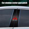 Adesivi Decorativi per Montante Centrale, Portiere Auto, Emblemi Auto per Mitsubishi X EX ASX L200 Colt Outlander Pajero Lancer Eclipse