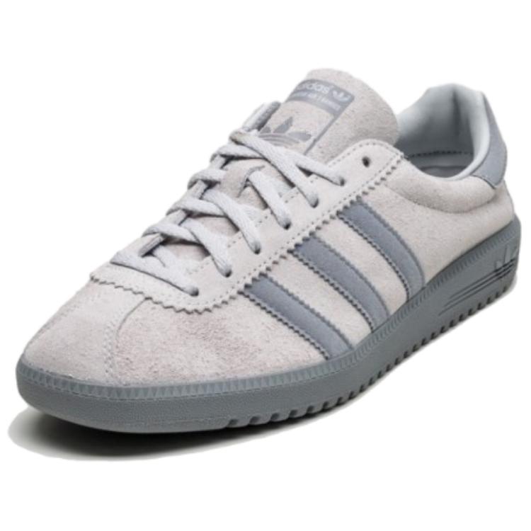 Adidas Originals Bermuda Non-Slip Shock Absorption Low-Top Skate Shoes Men Sneakers Gray Blue BB5267