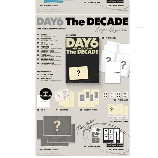 DAY6 - The DECADE (?SIX ON THE DICE VER., CITY DAYS VER) - Release  2025-09-05