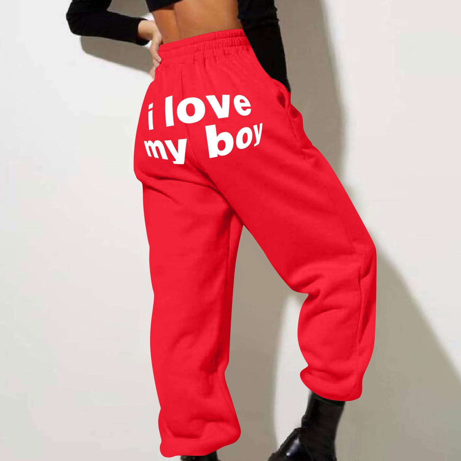 

Весенние и однотонные принтованные модные женские повседневные брюки с карманами и шнурком S красный