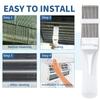 Air Conditioner Condenser Fin Cleaning Brush Universal A/C Condenser Cleaning Tools Stainless Steel Air Refrigerator Fin Brushs