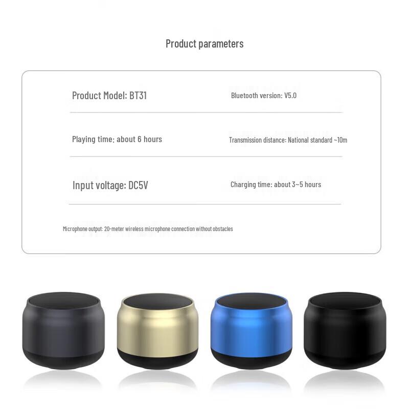 Newmine BT31 Portable Bluetooth Speaker