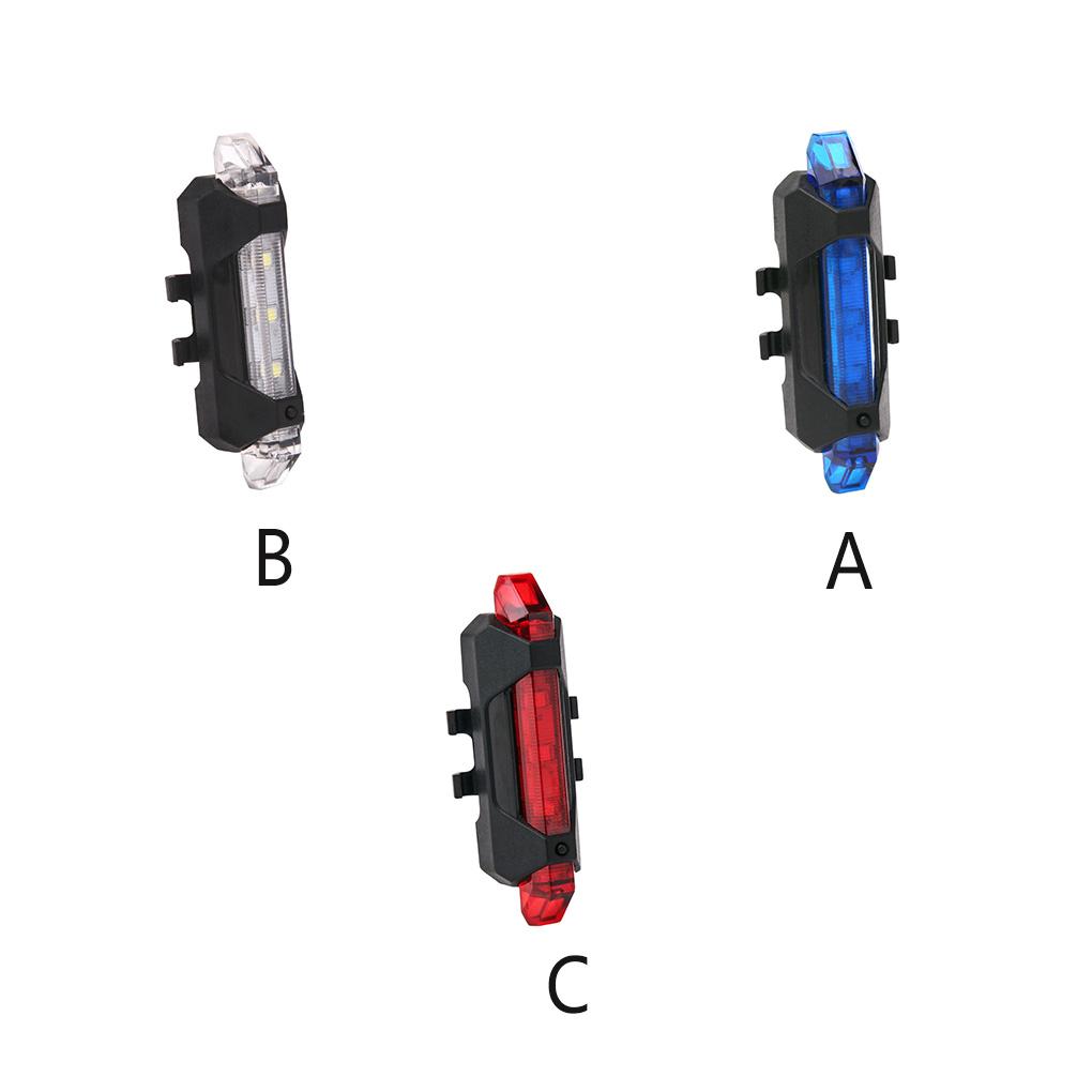 Bike Tail Light Multi Lighting Modes Rear Lamps Rechargeable Waterproof Cycling Warning Lights Household Shop Riding Accessories