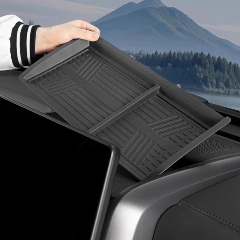 Car Dashboard Screen Rear Storage Box For GWM Haval H9 2th 2024-2025 Storage Box Decorative Interior Modification Accessories