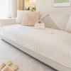 Four Seasons Universal Sofa Cushion Short Plush Towel Solid Color Non-Slip Anti-Cat Scratch Sofa Covers Cloth Towel Home Decor