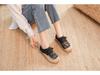 DX-23 Women's Autumn Linen Casual Shoes - Ethnic Embroidery, Lace-up Design
