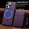 LC.IMEEKE L6 For iPhone 16 Pro Max Magnetic Case Detachable Zipper Wallet Leather Coated PC+TPU Phone Cover