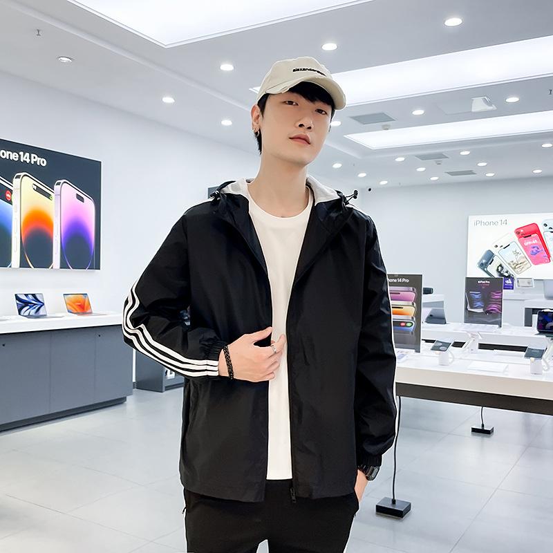 Jacket men's color blocking 2025 autumn and winter new men's youth windproof fashion casual top jacket trend