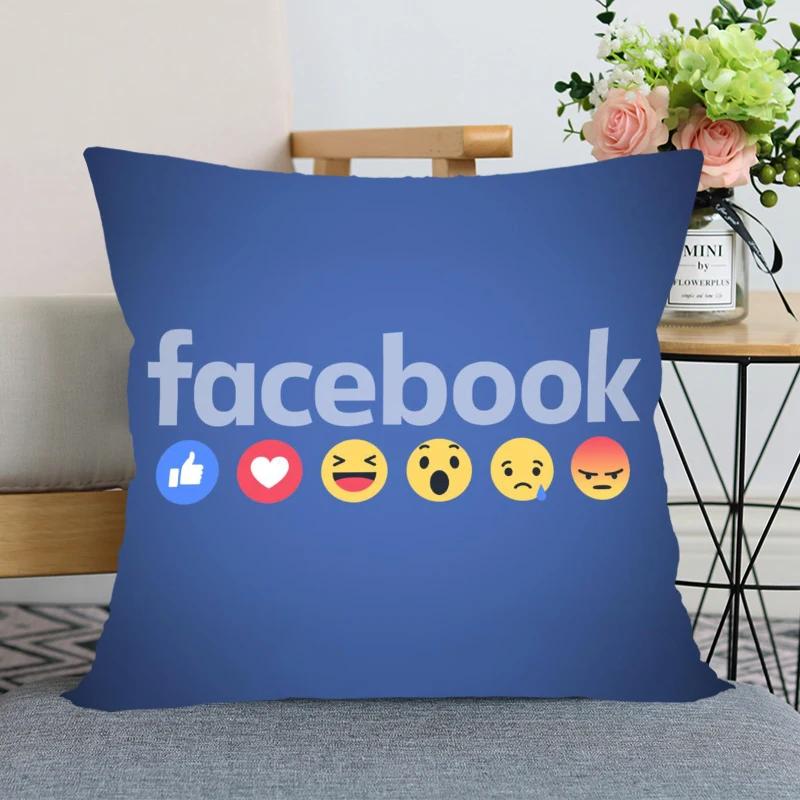 App Logo Youtube Pillowcase Bedroom Home Decorative Pillow Cover Square Zipper Pillow Cases Satin Soft Fabric 40X40Cm 45X45Cm