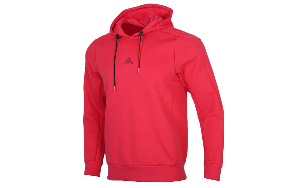 Adidas Sweatshirts Men s Pink Hooded Moderate Regular GF4020 L
