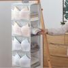 Hanging Closet Organizer and Storage, Easy Mount Foldable Hanging Closet Wardrobe Storage Shelves, Clothes Handbag Shoes