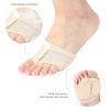 1 Pair Foot Thong Toe Paw Pad Ballet Dance Forefoot Half Protective Shoes (XL)