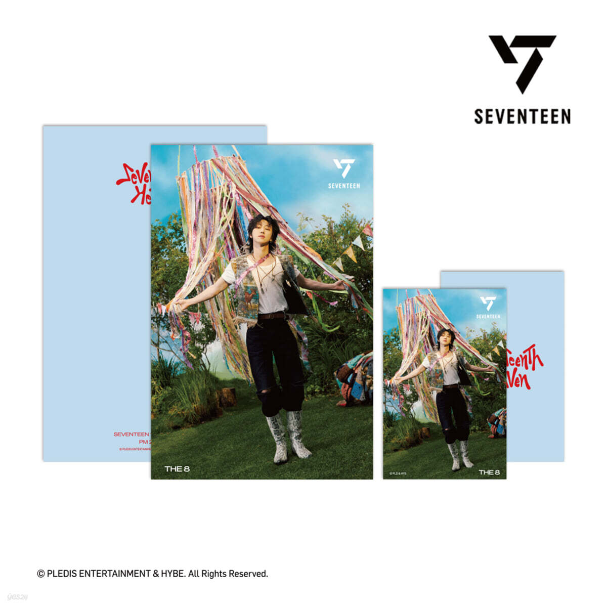 

[SEVENTEEN - SEVENTEENTH HEAVEN] 3D Lenticular Postcard [PM 2:14 ver.][The Eight ver.]