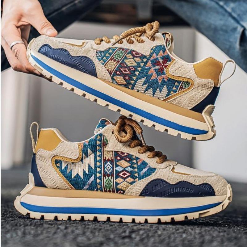 Fashion Trendy Mens Vulcanized Shoes Zapatillas Para Hombre Fashion Non Slip Breathable Men Casual Sneakers Loafers Casual Walking Shoes