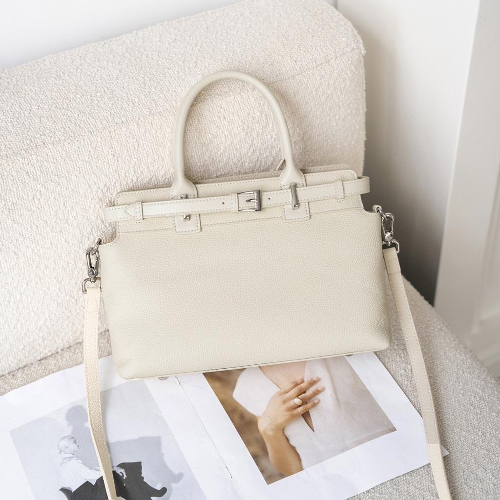 Hochwertige Pitot-Tasche Einzelschulter-Crossbody-Ledertasche Einfache und vielseitige Tasche für den Weg zur Arbeit