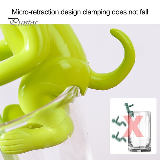 3/6 Stück Pflanzenanzucht-Buddy, Affenform, Pflanzenstützhalter, Pflanzenwachstumswerkzeug, Stammhalter für Knospen, Stiele, Triebe und Stecklinge